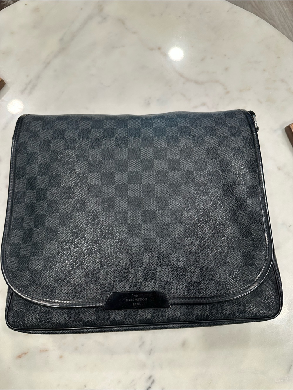 Louis Vuitton Damier Graphite Canvas Laptop Pouch - Black